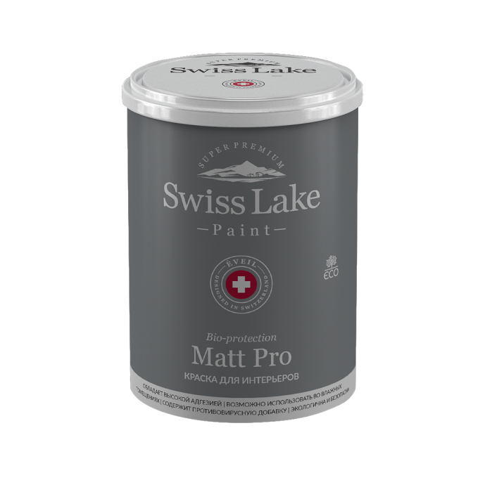Матовая краска повышенной устойчивости Swiss Lake Matt Pro