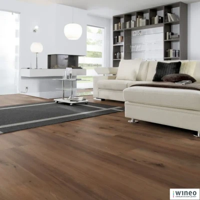 Биополы Wineo PURLINE 1500 wood XL клеевой, 4V, Village Oak Brown PL088C