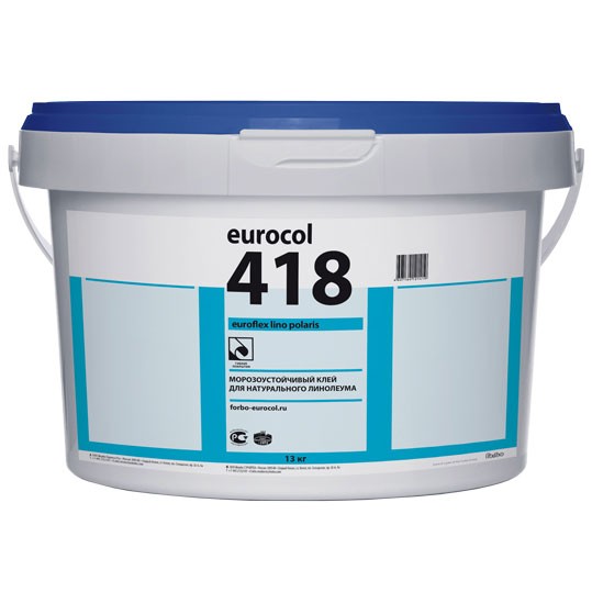 Клей для натуральных покрытий Eurocol 418 Euroflex Lino Polaris 14 кг