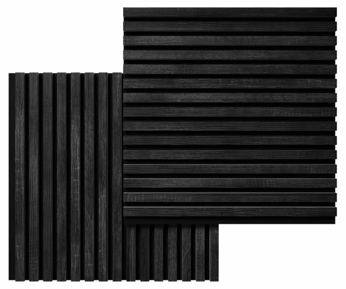 Акустические стеновые панели Cosca Decor, войлок, ДУБ ГРАФИТ (600х600 мм)