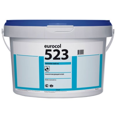 Токопроводящий клей для ПВХ-покрытий Eurocol 523 Eurostar Tack 12 кг