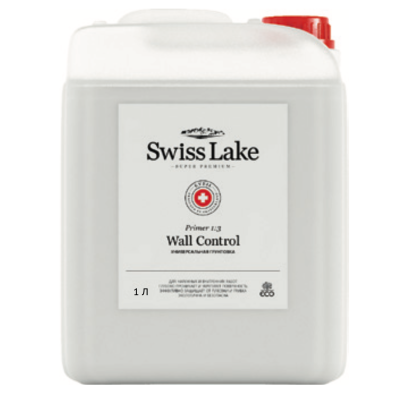 Акриловая проникающая грунтовка Swiss Lake Primer 1:3 Wall Control
